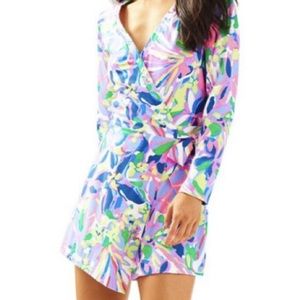 Lilly Pulitzer Tiki Romper Havin a Blast